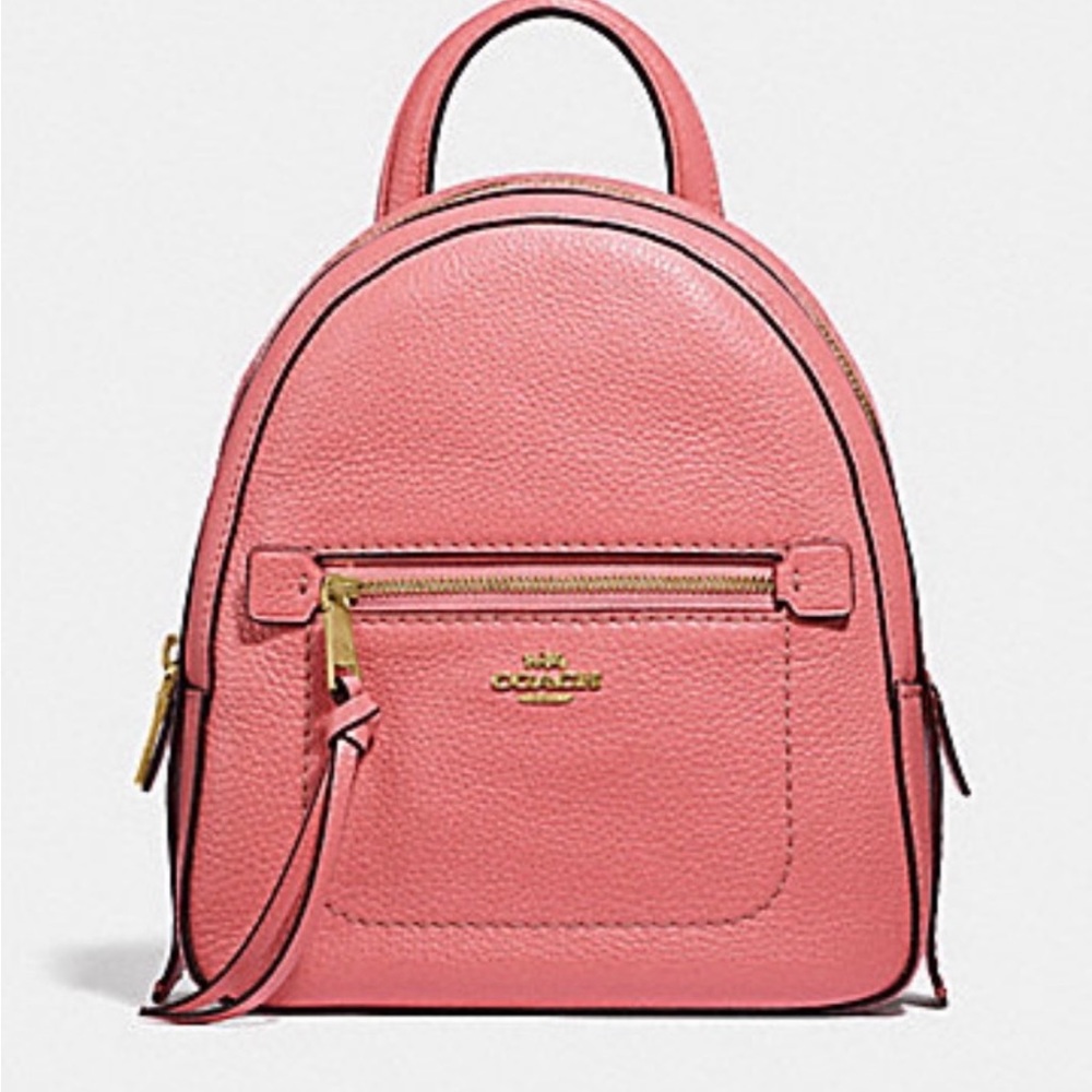 Coach Andi Pink Leather Backpack Mini - Brand new!